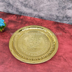 Brass Plate for Pooja & Home Décor | Traditional Brass Pooja Plate