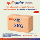 International Courier India to Singapore