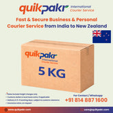 International Courier India to New Zealand