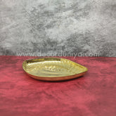 Decorative Sangu Plate | Traditional Brass Shankh Plate for Pooja and Décor