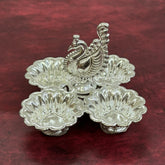 German Silver Annam Vilakku – DVH5 | Traditional Decorative Pooja Lamp