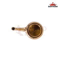 Brass Gindi – 3.1 Inch Height | Traditional Brass Taper for Pooja & Temple