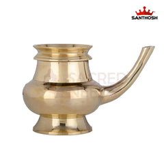 Brass Gindi – 3.5 Inch Height | Traditional Brass Taper for Pooja & Temple