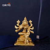 Brass Varahi – 4.8 Inch Height | Brass Idol of Goddess Varahi for Temple, Navaratri & Spiritual Protection