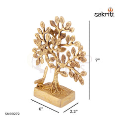 BRASS TREE WITH BIRDS