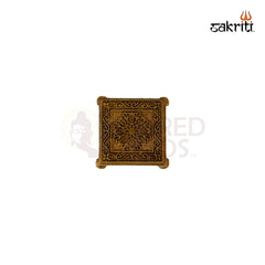 Brass Table – 1 Inch | Brass Pedestal Table for Ritual Use, Ideal for Keeping Idols & Diyas