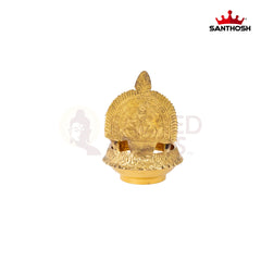 Brass Kuber Kamakshi Vilakku – 4 Inch Height