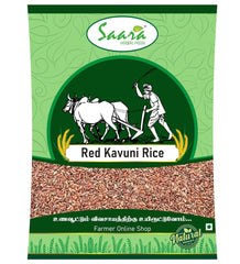 Saara Herbal Fresh Organic Red Kavuni Rice 500g