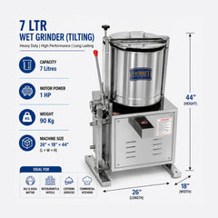 Wet Grinder (Tilting)