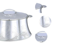Pradeep Casserole AVA Silver Double Wall Serving Stainless Steel – Insulated Hot Pot Design Lid