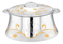 Pradeep Casserole AVA Gold Double Wall Serving Stainless Steel – Insulated Hot Pot Design Lid