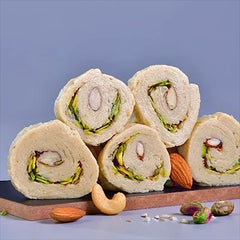 Badam Kaju Roll | Premium Dry Fruit Sweet for Festive Gifting