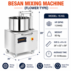 Besan Mixing Machine (Flower Type)