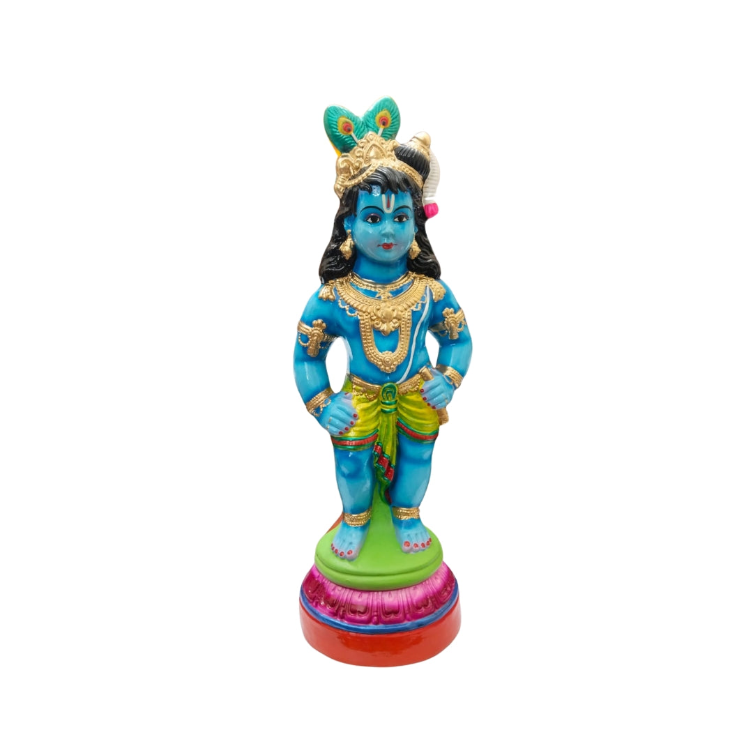 Krishna (kid face) 20 inch Statue – Divine Lord Krishna Idol for Home Decor & Pooja