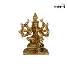 Brass Varahi Idol – 4 Inch Height | Powerful Goddess Statue for Navaratri, Pooja & Decor