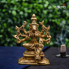 Brass Varahi Idol – 4 Inch Height | Powerful Goddess Statue for Navaratri, Pooja & Decor