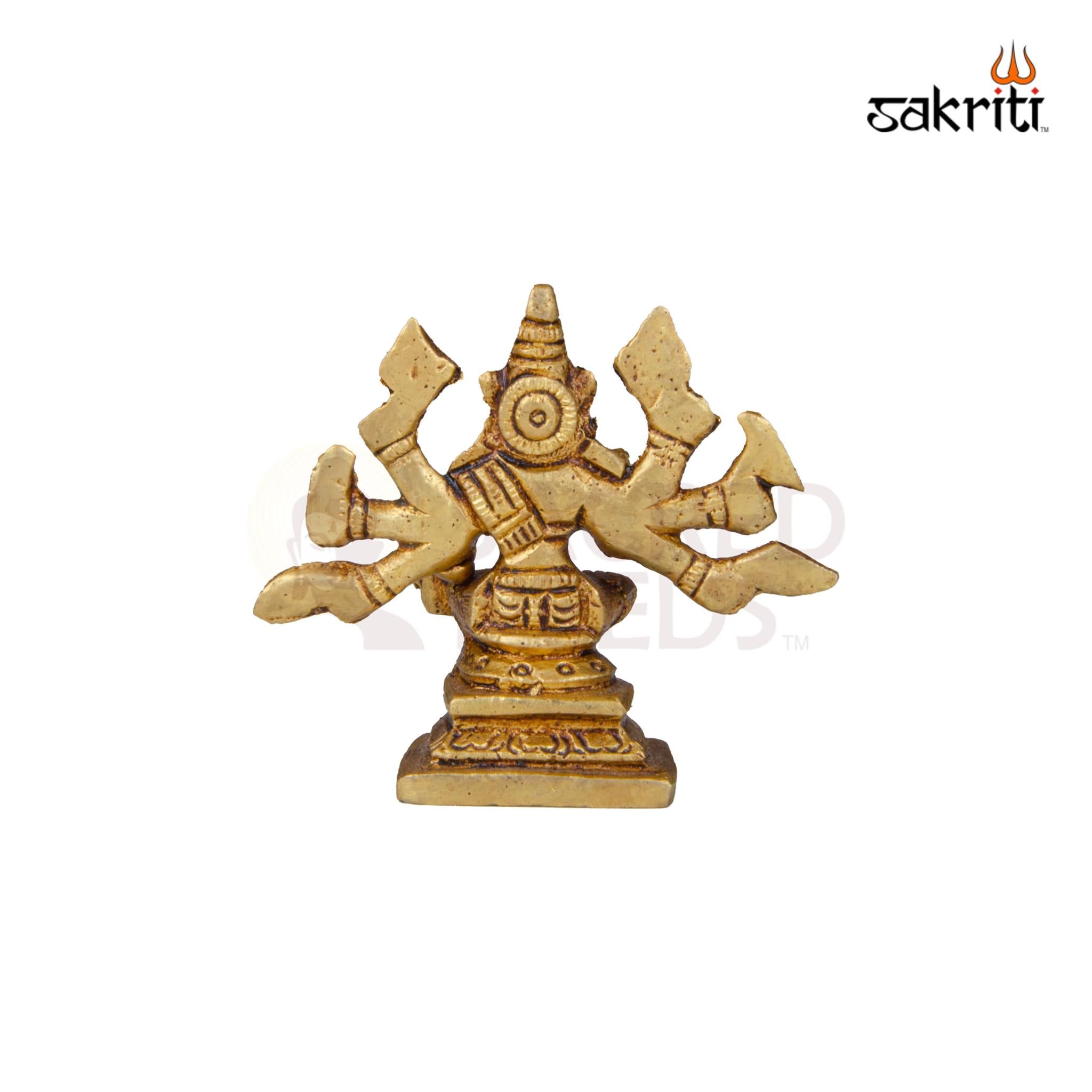 Brass Varahi Idol – 2.3 Inch Height | Mini Goddess Varahi Statue for Home Temple & Gifting