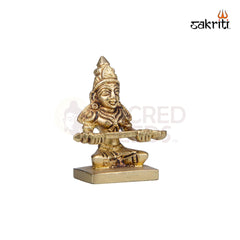 Brass Annapoorani Idol – 2.3 Inch Height | Goddess of Nourishment for Kitchen & Temple Use