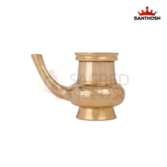 Brass Gindi – 2.5 Inch Height | Miniature Brass Taper for Pooja & Temple