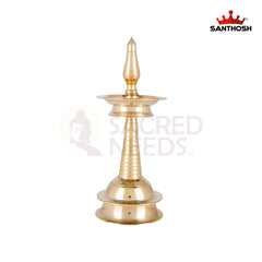 Brass AKP Vilakku – 7 Inch Antique Finish Oil Lamp