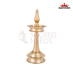 Brass AKP Vilakku – 10 Inch Tall Oil Lamp