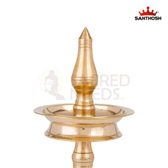 Brass AKP Vilakku – 10 Inch Tall Oil Lamp