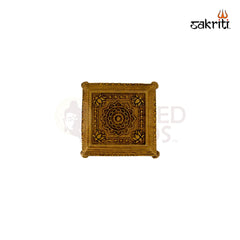 Brass Table – 1.5 Inch | Small Brass Chowki for Pooja Essentials, Deity Placement & Decor