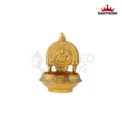 Brass Kuber Kamakshi Vilakku – 4 Inch Height