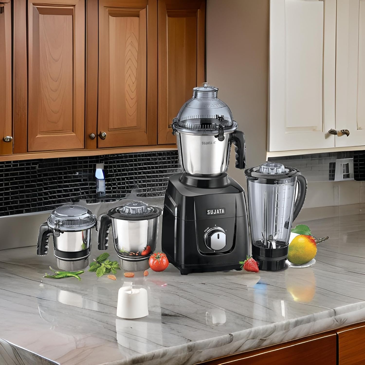 Sujata Mixer Grinder MG03 4 Jars 1000Watts